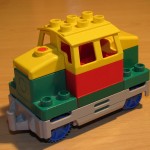 Lego Duplo Lok Diesel Grün